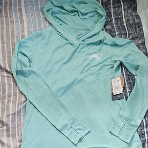 Pelagic Aqua Hooded Fishing Shirt